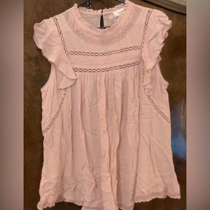 New with tags large pink blouse